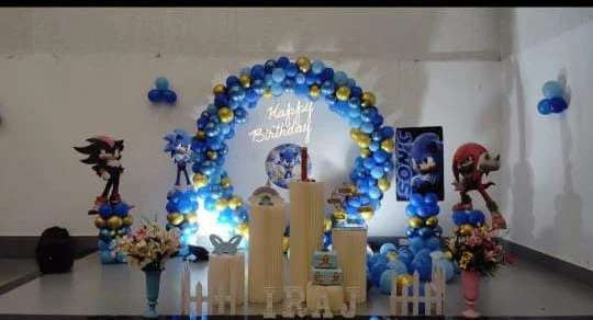 Sonic Birthday Theme Decor